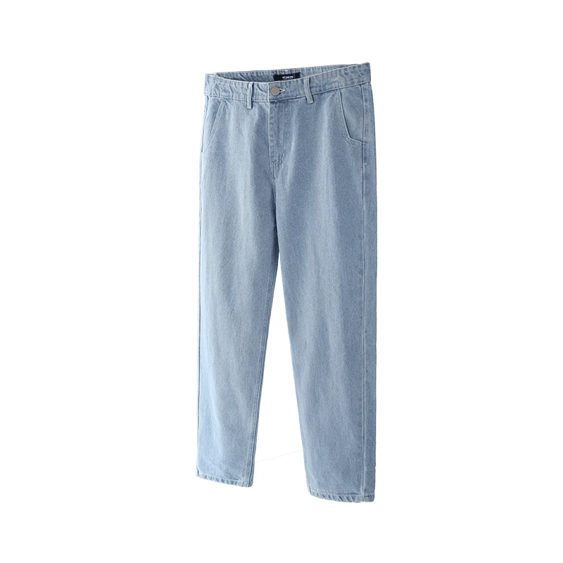 VIISHOW, уличная одежда, мужские джинсы, Homme, брендовые, повседневные, синие джинсы для мужчин, новинка, однотонные мужские джинсы, Uomo, джинсовые штаны для мужчин, NC1848183 - Цвет: Blue