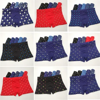 

Male Panties Men's Underwear Boxers Breathable Boxe For Men Solid Underpants Comfortable Shorts Colors and patterns are random