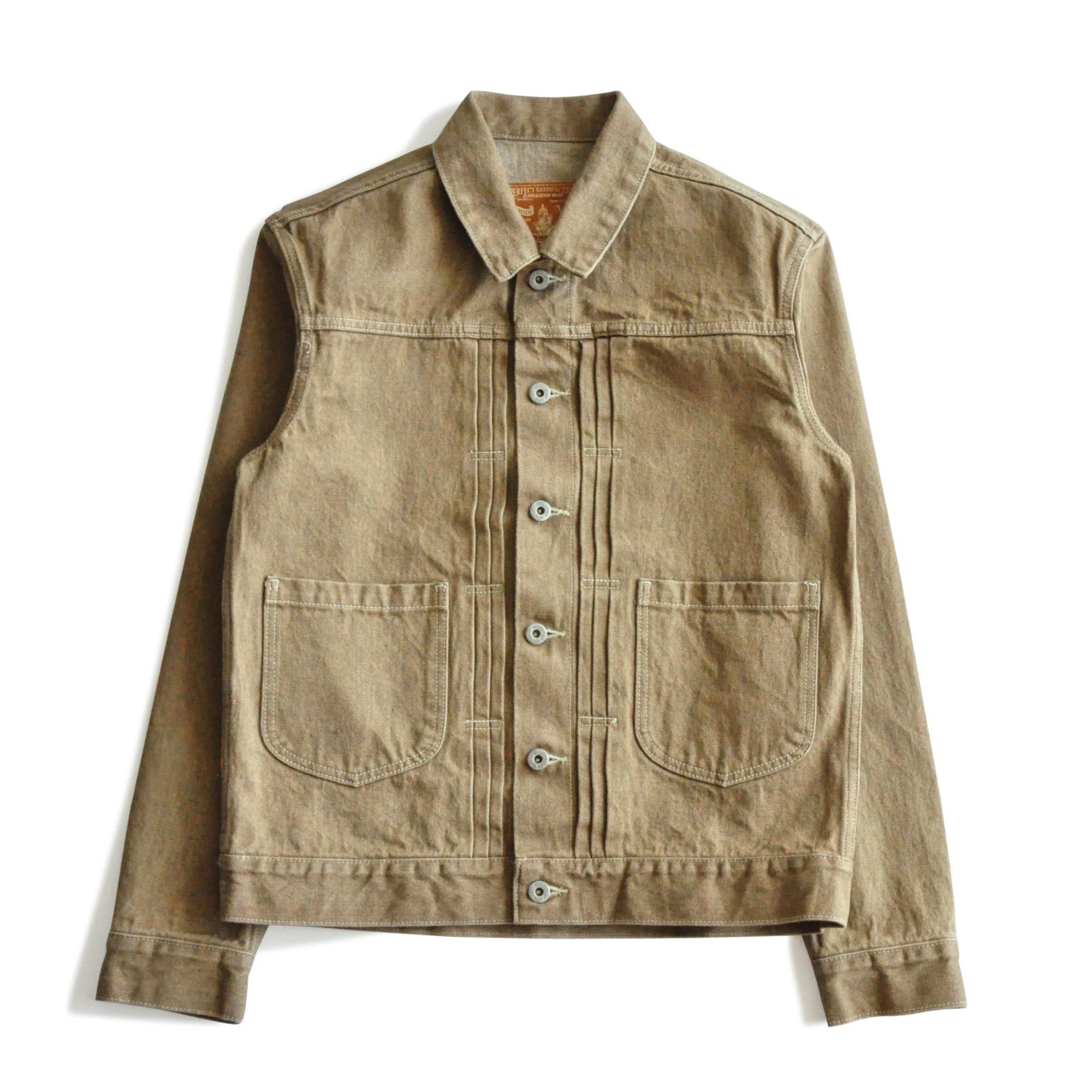 Selvage Khaki Denim Jacket