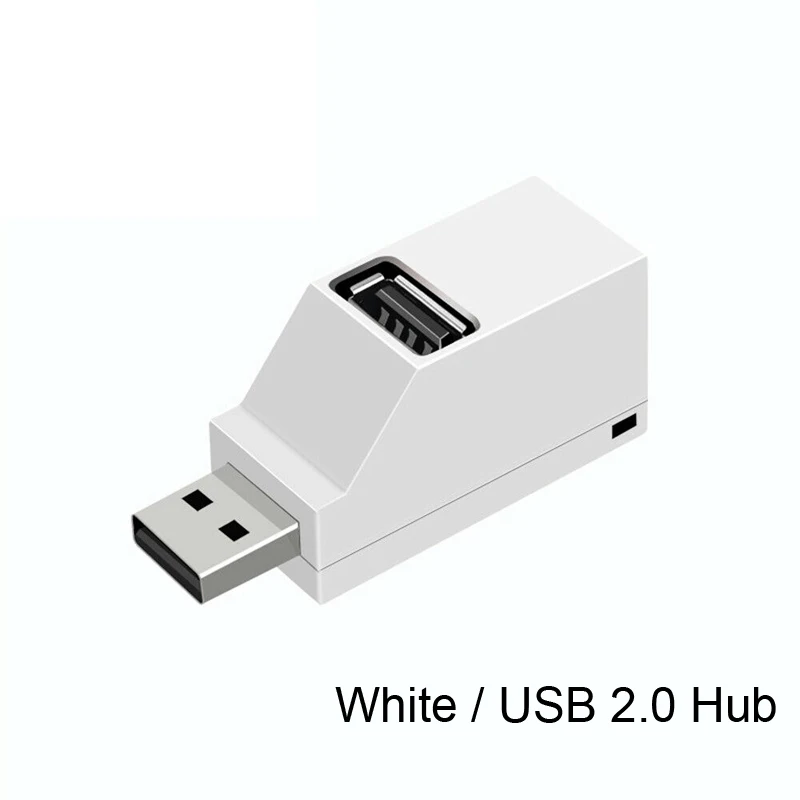 USB C адаптер высокоскоростной концентратор данных U диск кард-ридер для iPhone Xiaomi samsung компьютер PC многопортовый 3 порта USB 3,0 удлинитель - Цвет: White USB 2.0 HUB