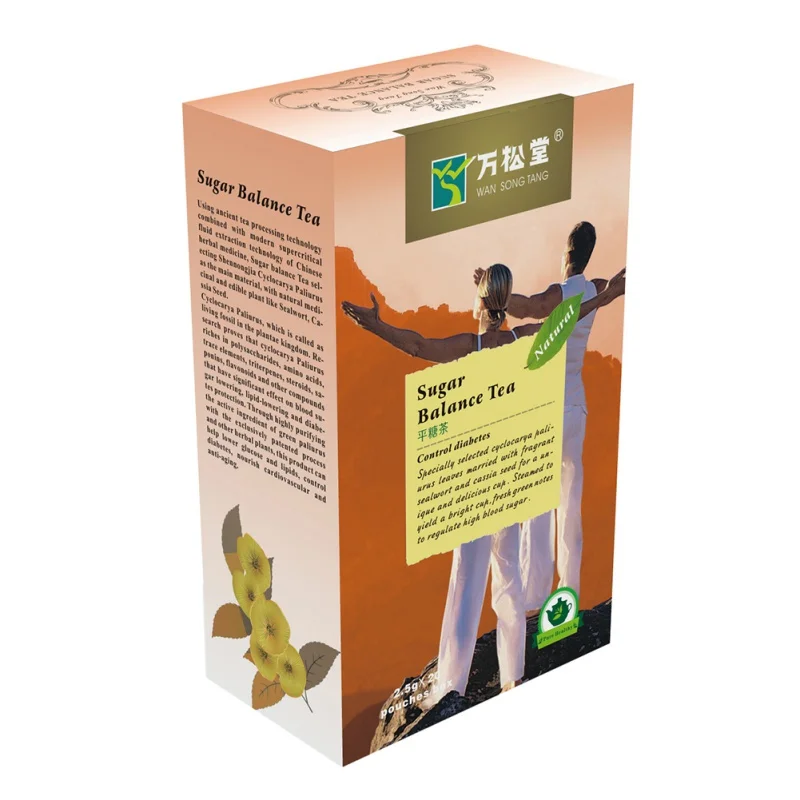 

40 pcs/2 Packs Chinese Natural Herbal Diabetes Sugar Balance Tea Regular blood sugar Diabetic symptom relief Anti-fatigue