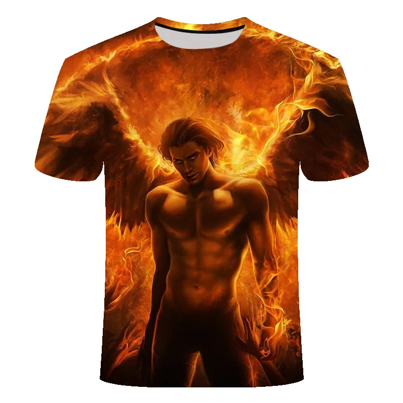 

2019 Mens Skull T shirts Brand punk style finger skull 3Dt- shirts Men Tops Hip hop 3d print skull punisher T-shirt dropshipping
