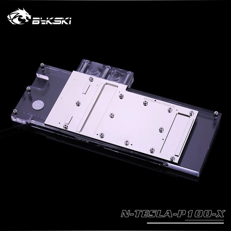 Bykski N-TESLA-P100-X GPU водяного охлаждения блок для TESLA-P100