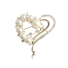 Новые продукты экологически чистая Большая жемчужная брошь в стиле любви корейский стиль корсаж Женская Пряжка для кардигана костюм шаль Acce