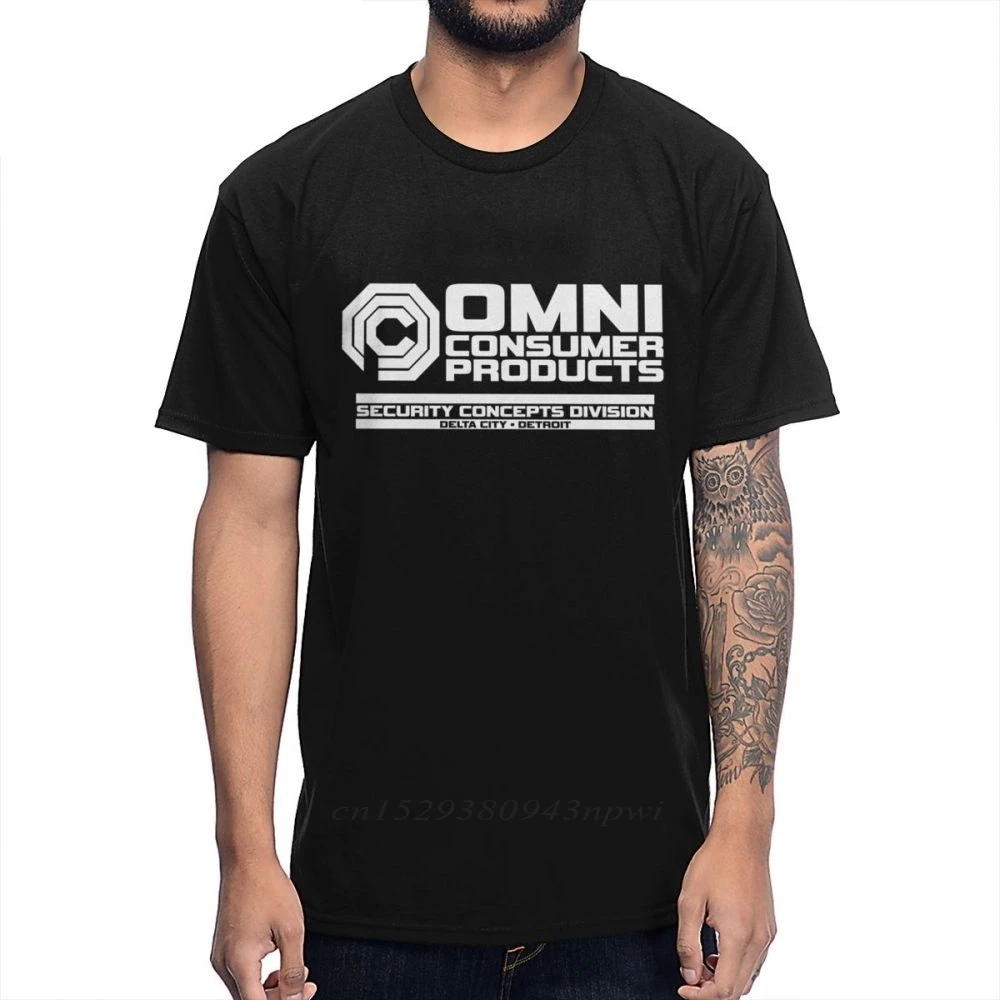 Футболка с изображением научной фантастики фильма Робокопа OCP OmniCorp Отдел