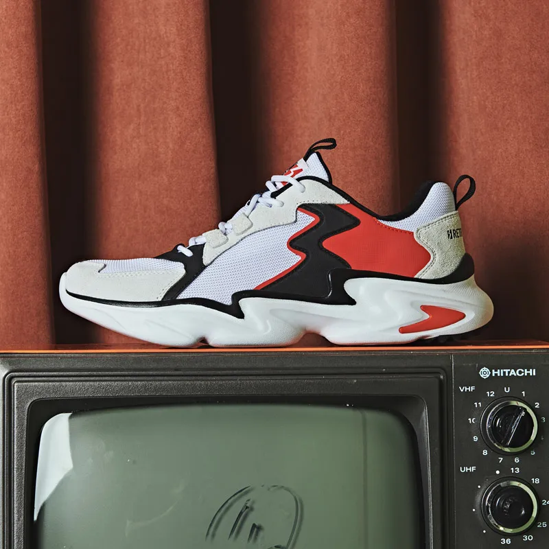 Мужские кроссовки для бега 361 градусов удобные спортивные в стиле ретро дышащая