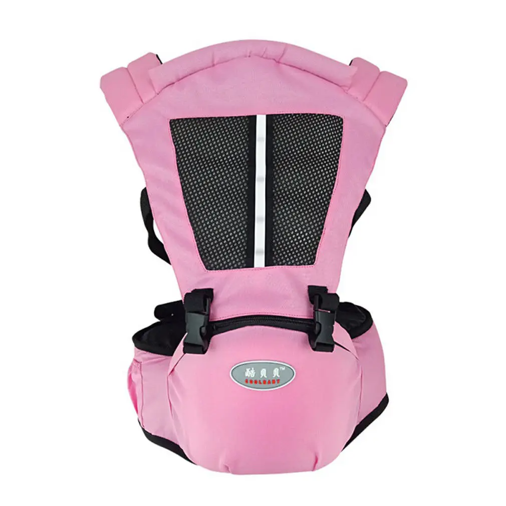 Для малыша, ребенка, новорожденного талии хипseat хип сиденье Слинг Пояс слинг рюкзак - Цвет: Розовый