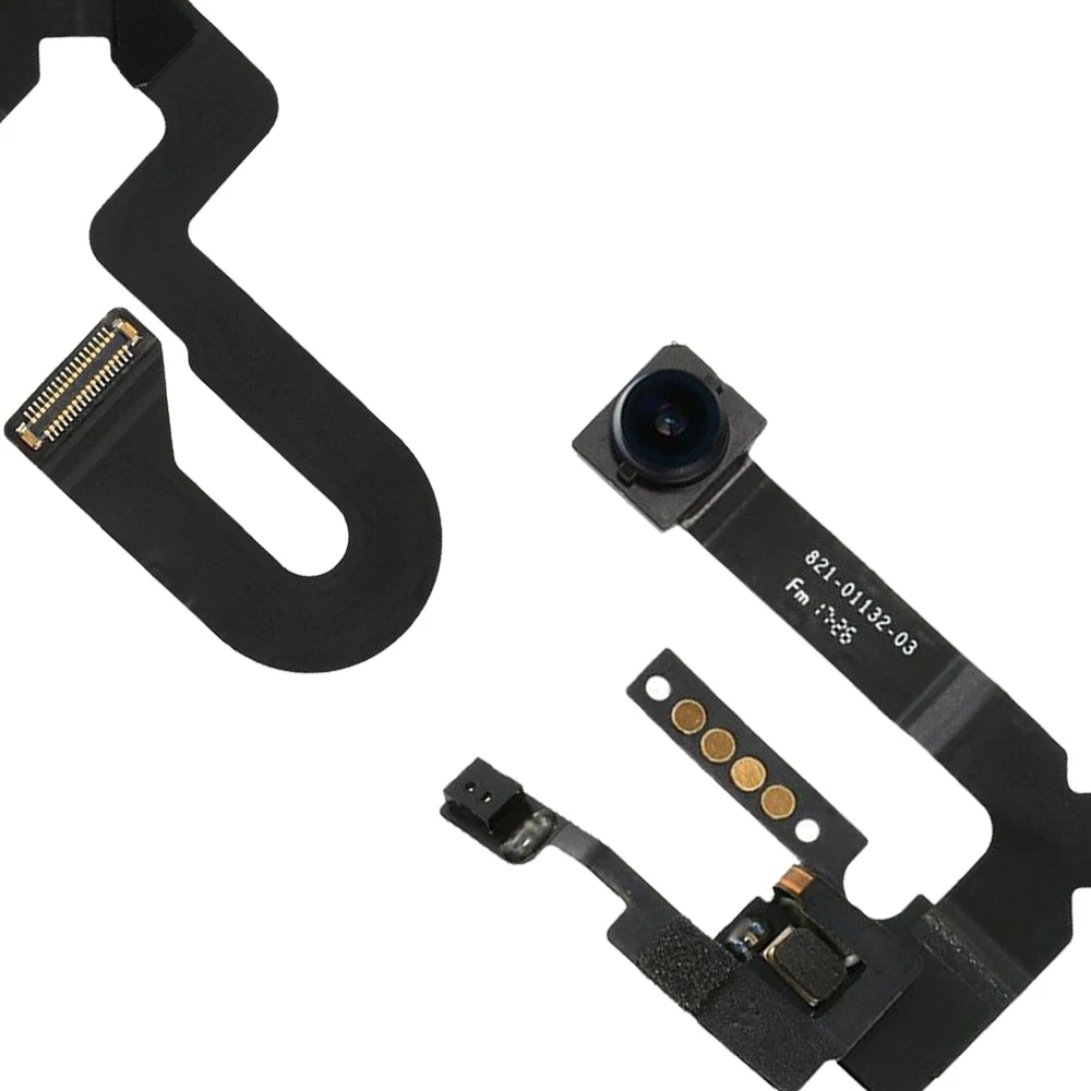 Маленькая запасная фронтальная камера для iPhone 7 8 plus 7G 8G X светильник датчик приближения гибкий кабель облицовочный Модуль Запчасти