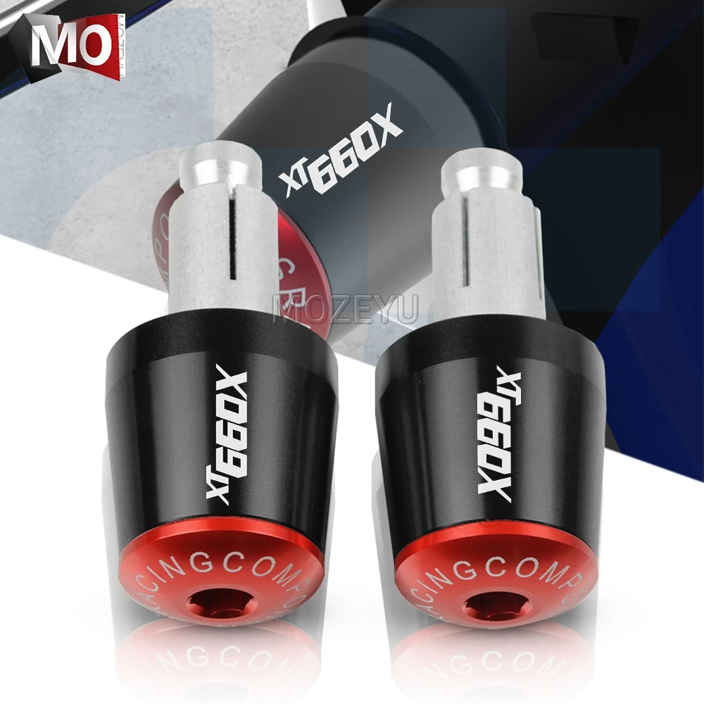 Ручки для мотоцикла 7/8 дюйма 22 мм Концевая ручка заглушка YAMAHA XT660X XT660 X XT 660X2004 2017 2016