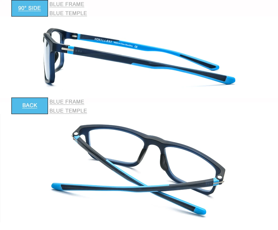 HONILLESI TR90, оправа для очков, мужские баскетбольные очки для улицы, новинка, спортивные очки для полной близорукости, оптические очки по рецепту, 7211