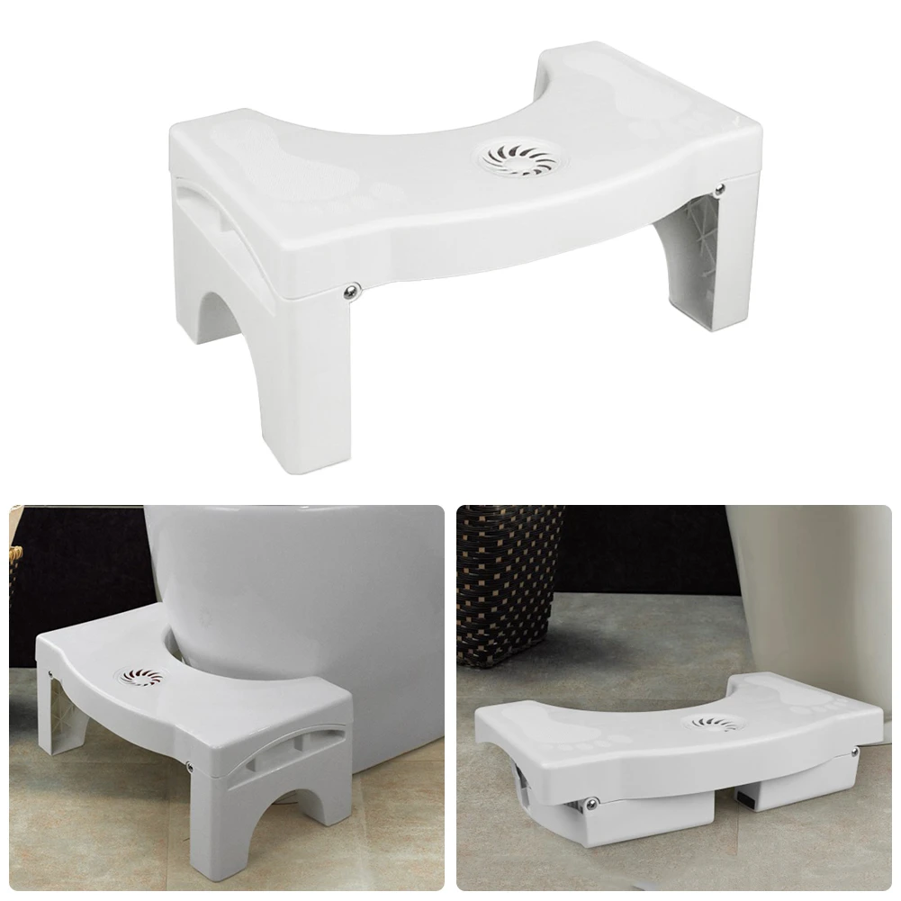 

Toilet Stool U-Shaped Squatting Non-Slip Bathroom Chair Foldable Plastic Footstool Squatting Stool Toilet Dropshipping