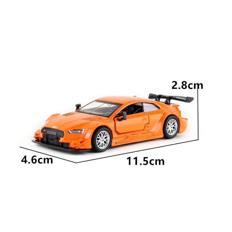 Caipo 1:43 Выдвижной Автомобиль Audi RS5 DTM литая металлическая модель автомобиля для сбора и подарка и украшения