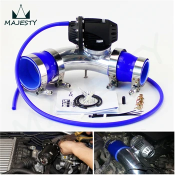 

Black SQV Blow Off Valve BOV IV 4 kit TURBO PIPE kit for HYUNDAI GENESIS COUPE 2.0T Blue Hose