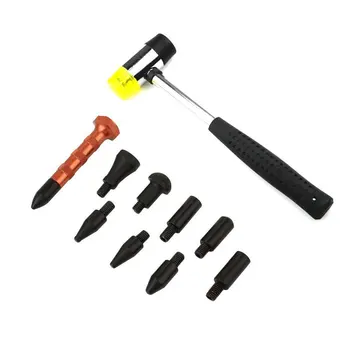 

Black Silver Depression Repair Trim Shape Flat Rubber Hammer Plastic Pen Repair Hammer Bump Repair Tool