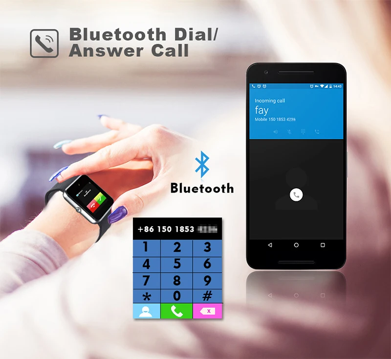 GT08 Bluetooth Музыкальные умные часы SIM карта если камера Шагомер Умные часы с сенсорным экраном для мужчин и детей для телефона Android Pk DZ09 Iwo8 A1