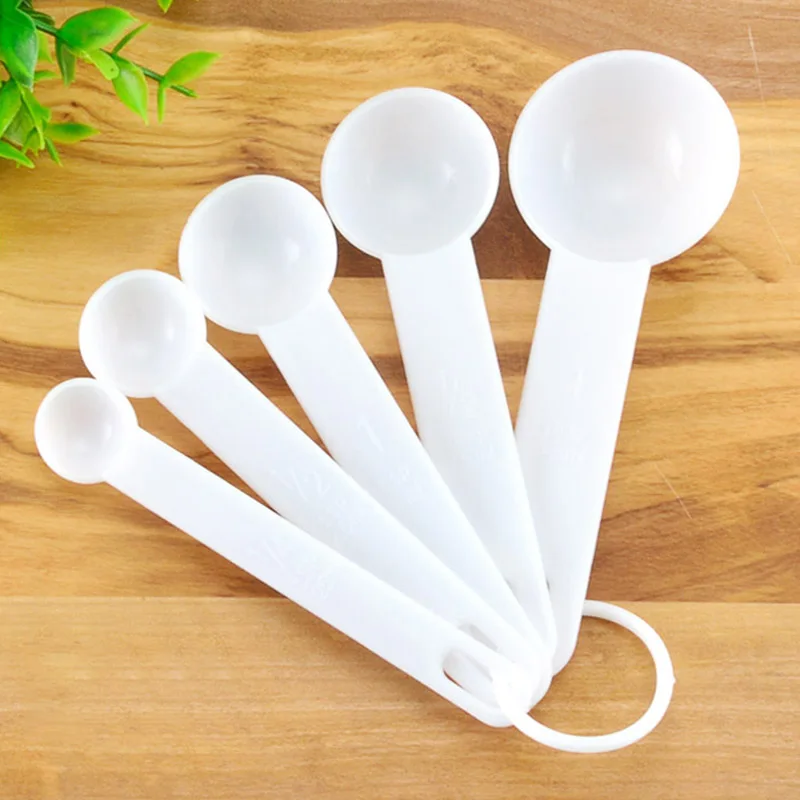 5pc white spoon