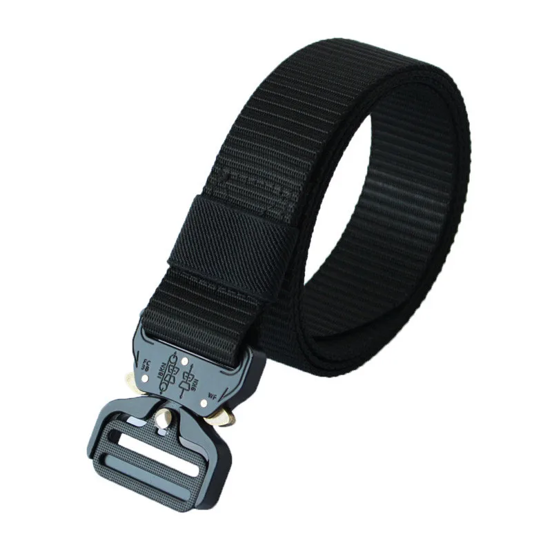 

DYROREFL Airborne Division Camouflage Canvas Belt Premium Cobra Buckle Tactical Outdoor Military Training Men Belt C085