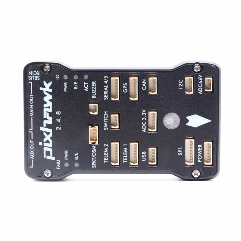 Pixhawk PX4 автопилот PIX 2.4.8 32 бит Контроллер полета с переключателем безопасности и зуммером 4G SD и iec разветвитель Расширенный модуль