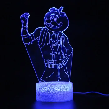 

Cartoon 3D Novelty Light LED Lights Battle Royale Lamp Remote Control 3d Lamps Led Table Light Touch Sensitive Light USB