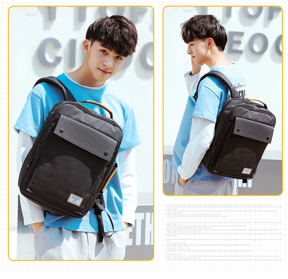 Business Backpack Men Briefcase Travel USB Charging Bag Male Waterproof Laptop 15.6 Inch Notebook Bags Pack Unisex Women Bagpack (4)