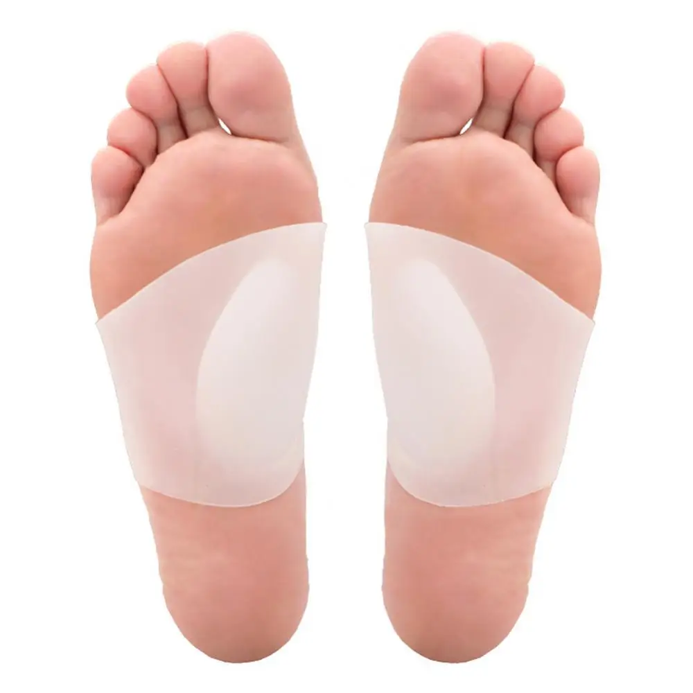 Silicone Insoles Pain Relief Arch Support Sleeves 2 Pairs
