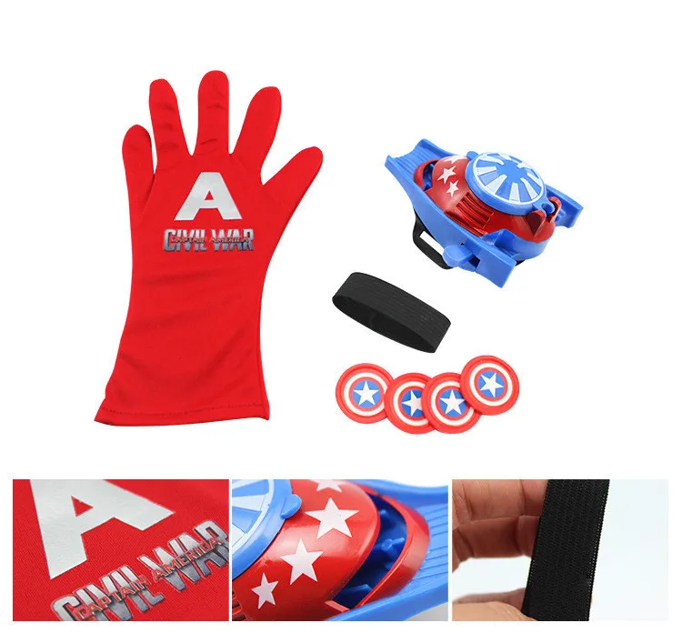 Marvel Avengers 3 SpiderMan Glove Action Figure Launcher Toy Kids Suitable Cosplay Costume Come With Retail Box
