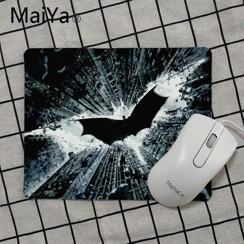 Maiya, высокое качество, DC супергерой, Бэтмен, настраиваемый игровой коврик для мыши для ноутбука,,, игровой коврик, мышь - Цвет: No Lock Edge18x22cm