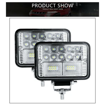 

4INCH 6000K White 78W LED Work Light Bar Flood Pods Driving OffRoad Tractor 12V