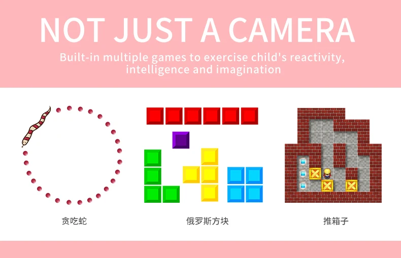 Детская мини-камера Full HD 1080 P, портативная цифровая видеокамера, 2 дюйма, экран, дисплей для детей, для игр, для обучения, камера