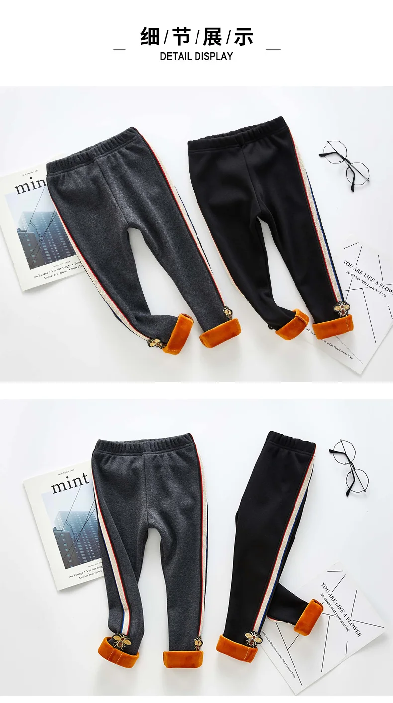 Puckcovi Легинсы nina; богемный комплект, Roupa menina; Pantalon fille; для девочек; зимние леггинсы флисовые, тёплые штаны meisjes леггинсы Леггенсы dziewczynka