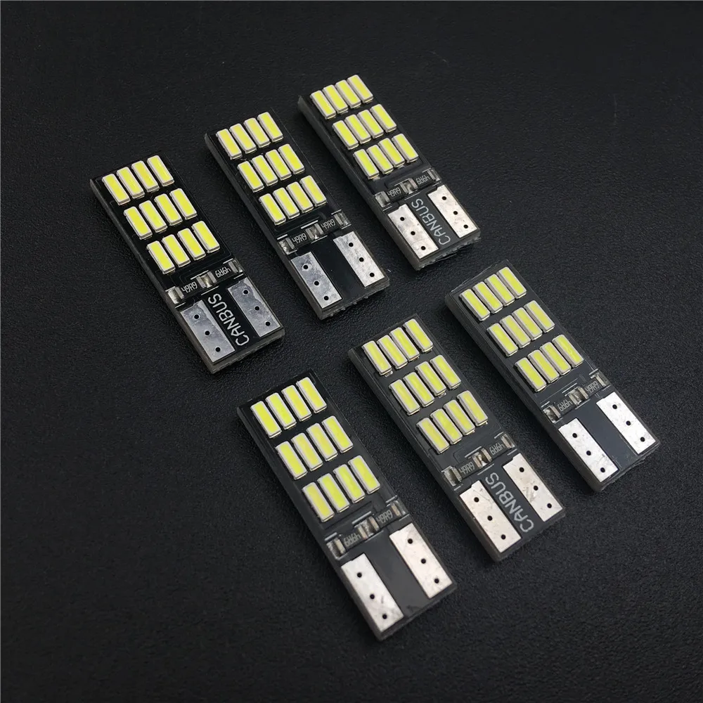 T10 24smd W5W 194 SMD Canbus ���� �ڵ��� �ڵ� ��� ���� ���� ���õ� ���� ������ ���� ���� 12V, 10 ��