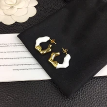 

2021 Hot Trend Brand Simple Earrings Ear Studs Everyday Wear Versatile Jewelry Atmosphere Fashion Cute