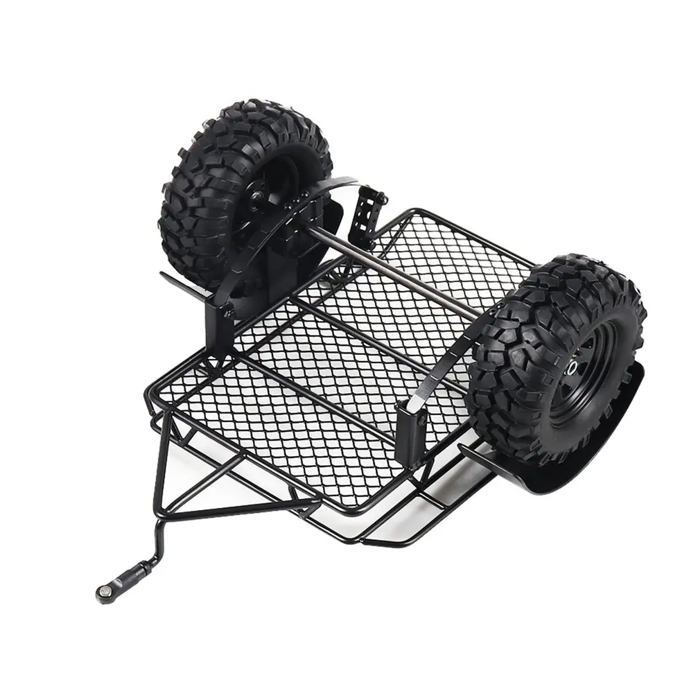 

1/10 Heavy Duty Metal Hitch Mount Trailer 220*205mm for RC Crawler Axial SCX10 90046 Traxxas TRX4 D90 Tamiya CC01 RC Parts