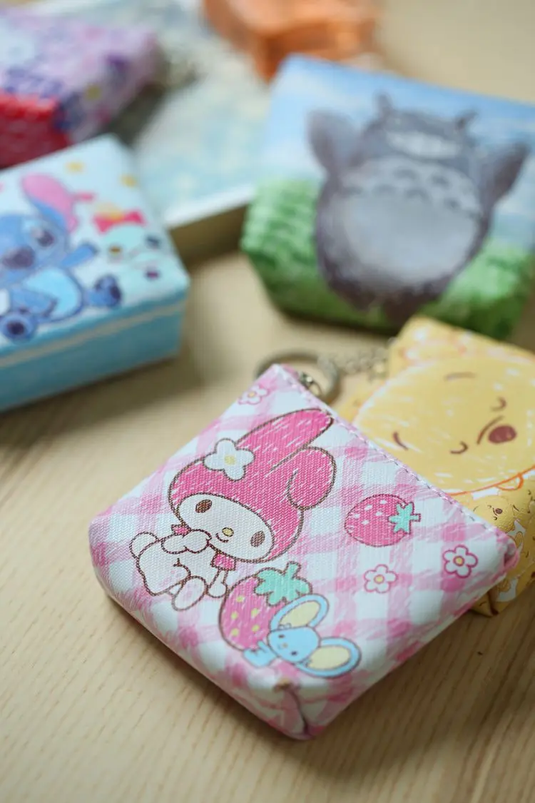 Disney children cartoon purse Coin Mickey Mouse coin bag girl boy gift handbag storage key pendant bag kid packet case pencil