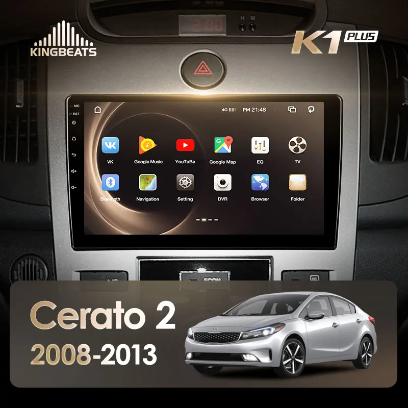 KingBeats штатное головное устройство for Kia Cerato 2 TD 2008-2013 GPS Android 8.1 автомагнитола на андроид магнитола для Киа Серато 2 TD автомобильная мультимедиа Octa Core 8 core*1.8G DDR4 2G ROM 32G RAM / 4+64G