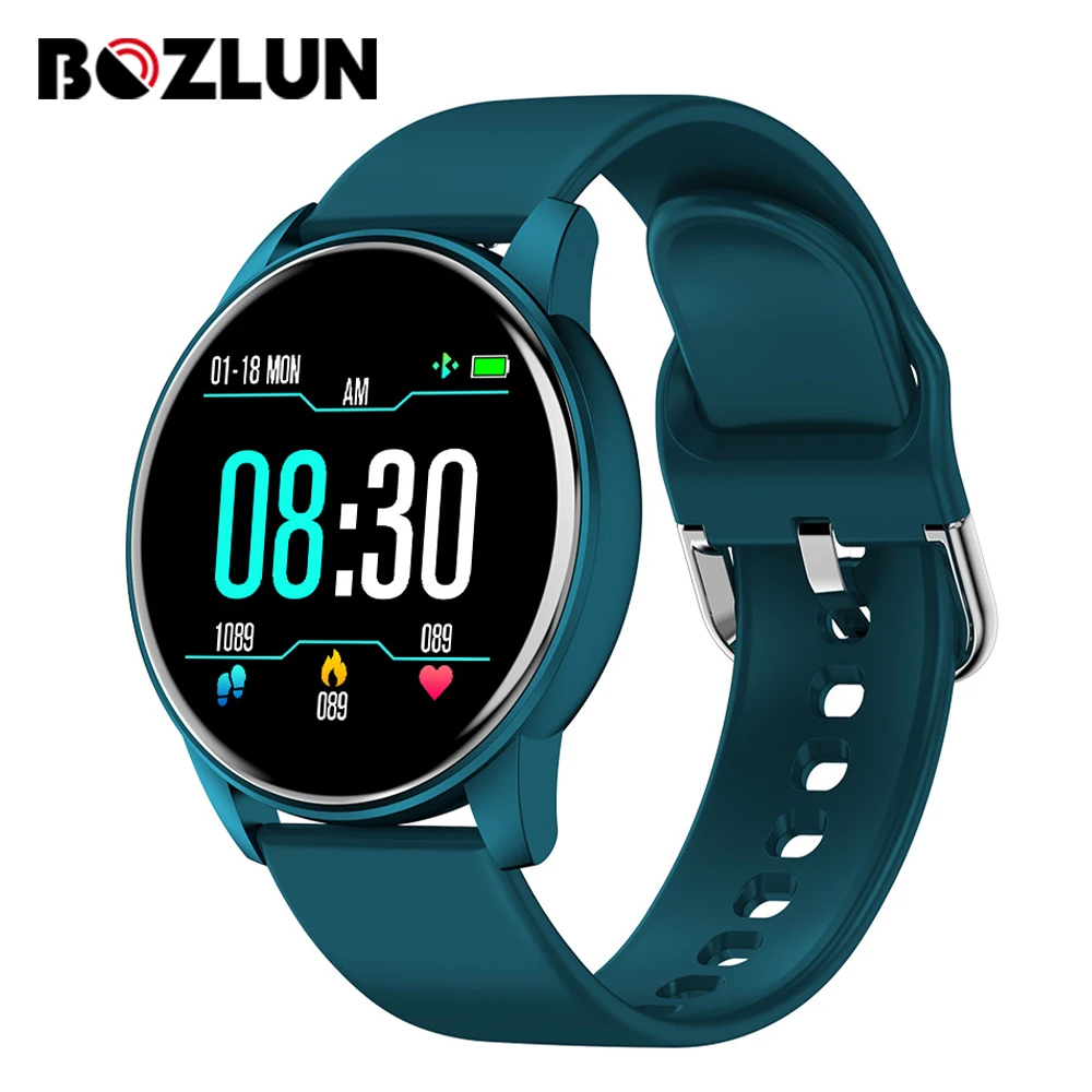 2021 New Smart Watch Women Men IP67 Waterproof Heart Rate Monitor Fitness Tracker Smartwatch with Pedometer forXiaomi iOS