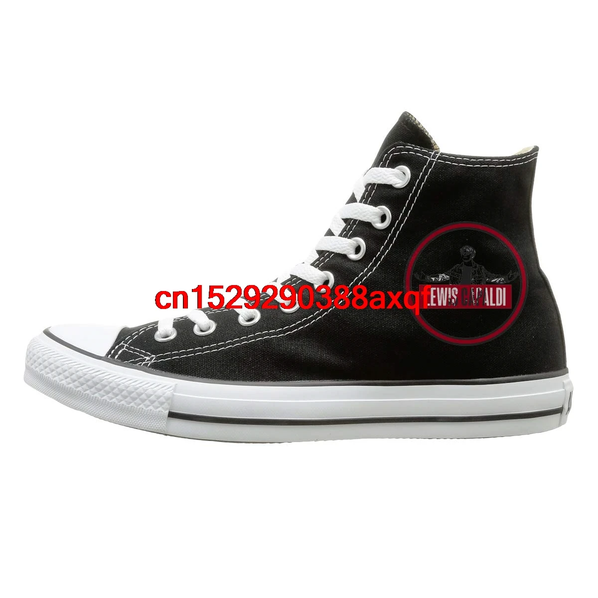 

High-top Canvas Shoes Sneaker Le-WIS A Lot Capal-di Casual Walking Shoes for Mens Womens