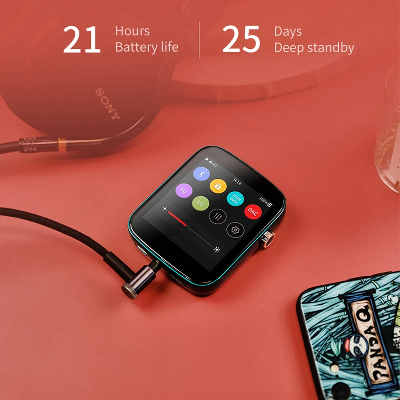 Shanling Q1 ES9218P DAC AMP двухсторонний Bluetooth Портативный Hi Fi аудио музыкальный mp3 плеер