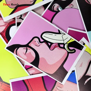 

Three Ratels funny secret of famous super hero Pvc Waterproof Stickers For Laptop car Motorcycle Skateboard Luggage Decal Toy