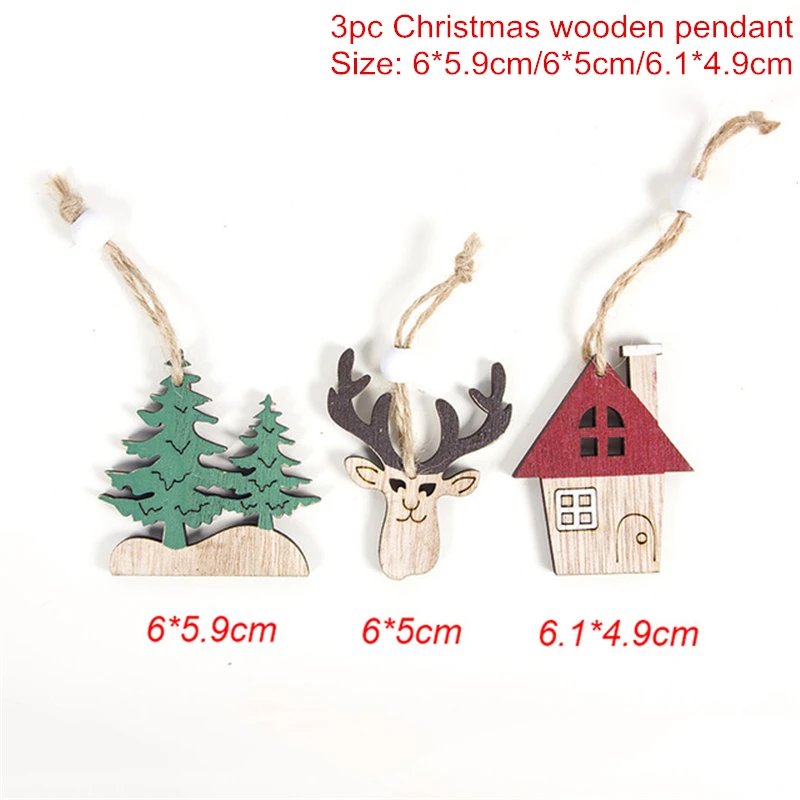 Рождественские куклы-ангелы, рождественские украшения для дома, рождественские украшения Санта-Клауса, подарки Санта-Клаус - Цвет: 0112-2 deer