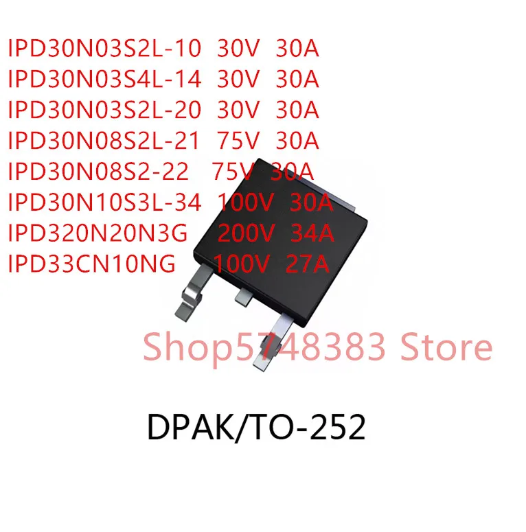 10 шт. планшетов с интерфейсом IPD320N20N3G IPD33CN10NG TO 252|Аксессуары для батарей и ЗУ| |
