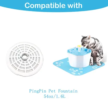 

New 1.6L Automatic Pet Cat Water Fountain with LED Electric USB Dog Cat Pet Mute Drinker Feeder Bowl Pet Drinking Fountain Dispe