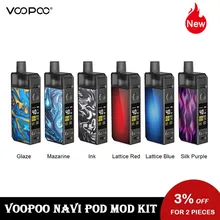 Комплект VOOPOO NAVI Pod с аккумулятором 1500 мАч 40 Вт и 3,8 мл pod картриджем и Ом RBA катушкой Vape испаритель VS VINCI/VINCI X