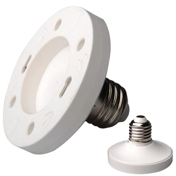 

E27 To GX53 Bulb Adapter Lamp Holder Flame Retardant PBT Easy Install LED Light Fireproof Base Conversion Bracket Durable Home