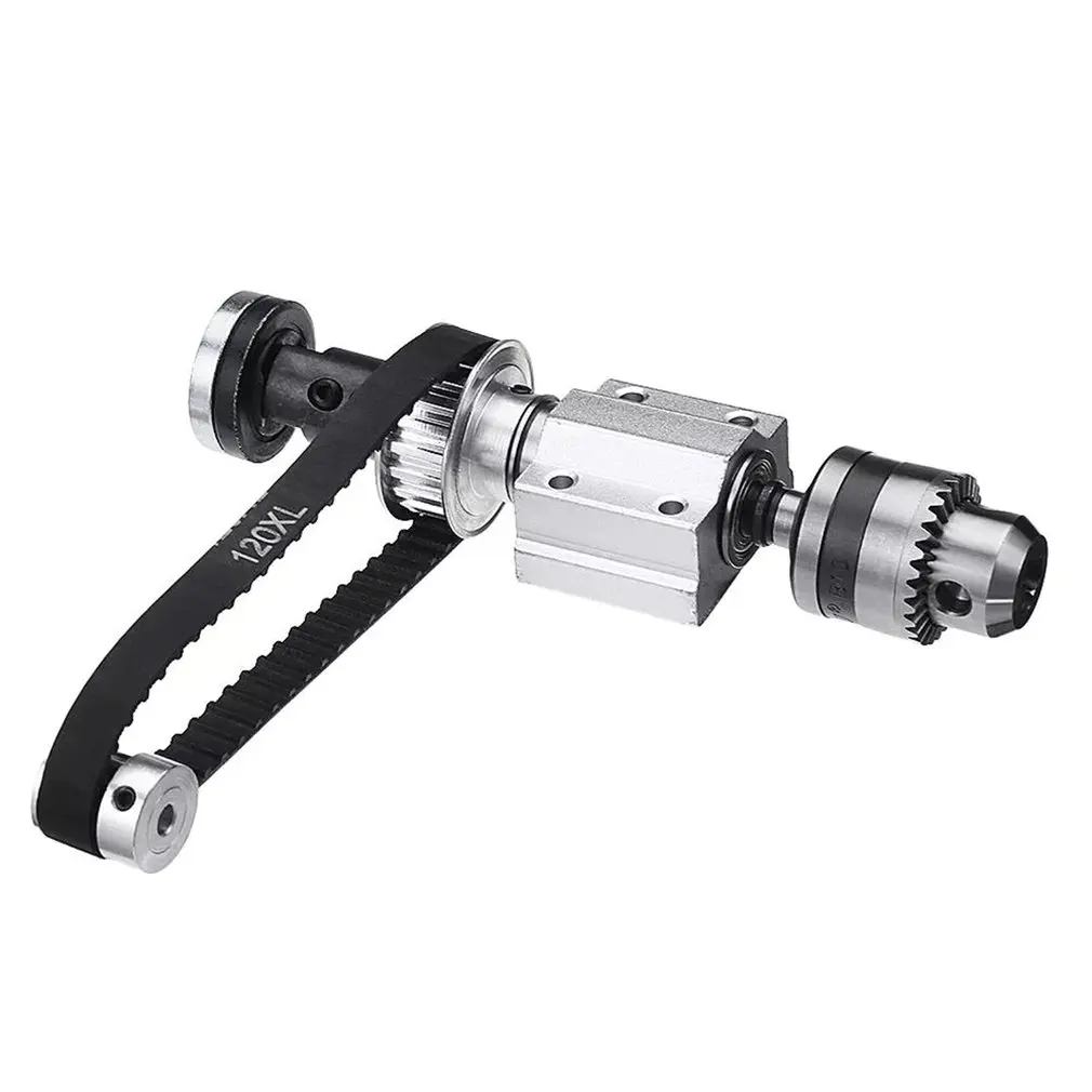 Unpowered Spindle Assembly Small Lathe Spindle Assembly Small Lathe Accessories Trimming Belt Jto/b10/b12/b16 Drill Chuck Set