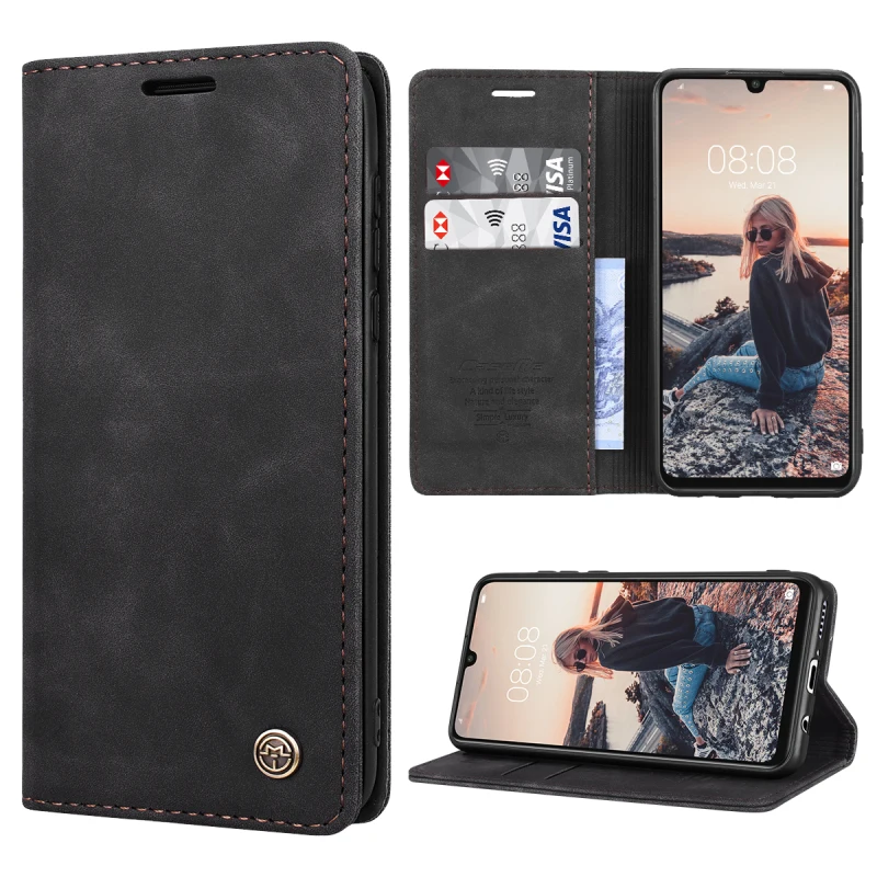 Роскошный кожаный чехол-кошелек для HuaWei P30 чехол из поликарбоната HuaWeiP30 pro lite