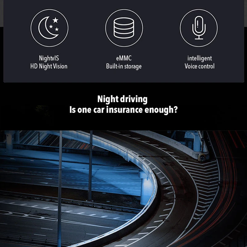 Xiaomi Dash Cam DDPai MiniONE1080P камера ночная версия IMX307 HD DVR рекордер вождения Android g-сенсор приложение управление Бесплатный WiFi