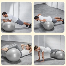 Йога 90*45 см Взрывозащищенный йога арахисовый мяч фитнес-восстановление физиотерапия мяч-серый