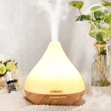 Air Humidifier 300ml diffuser Transparent High Quality Essential Oil Aromatherapy Diffuser Ultrasonic Humidifier 7 Colors Light