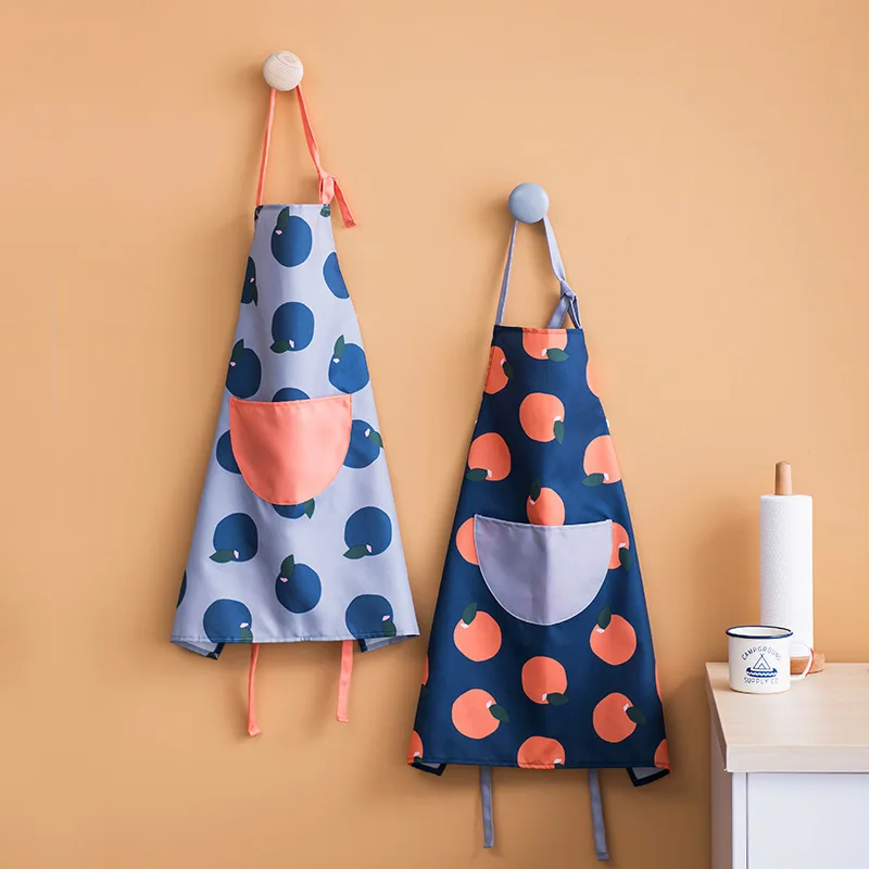 

Kitchen Oil-Resistant Apron Wipe Hands Adjustable Waterproof Multifunction Home Cleaning Tools Cooking Baking Restaurant Apron